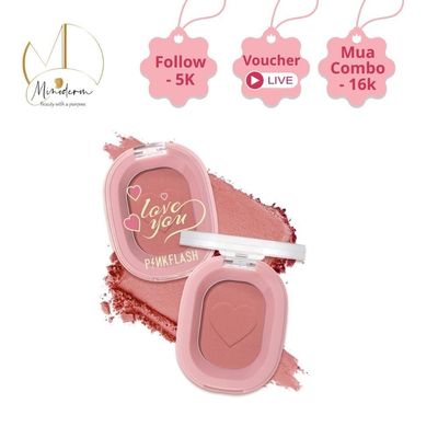 Phấn má hồng PINKFLASH trang điểm làm đẹp 11 màu tùy chọn cho mọi tone da 30g F01