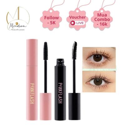 Mascara PINKFLASH chuốt mi trang điểm kháng nước chất lượng cao 7g E08