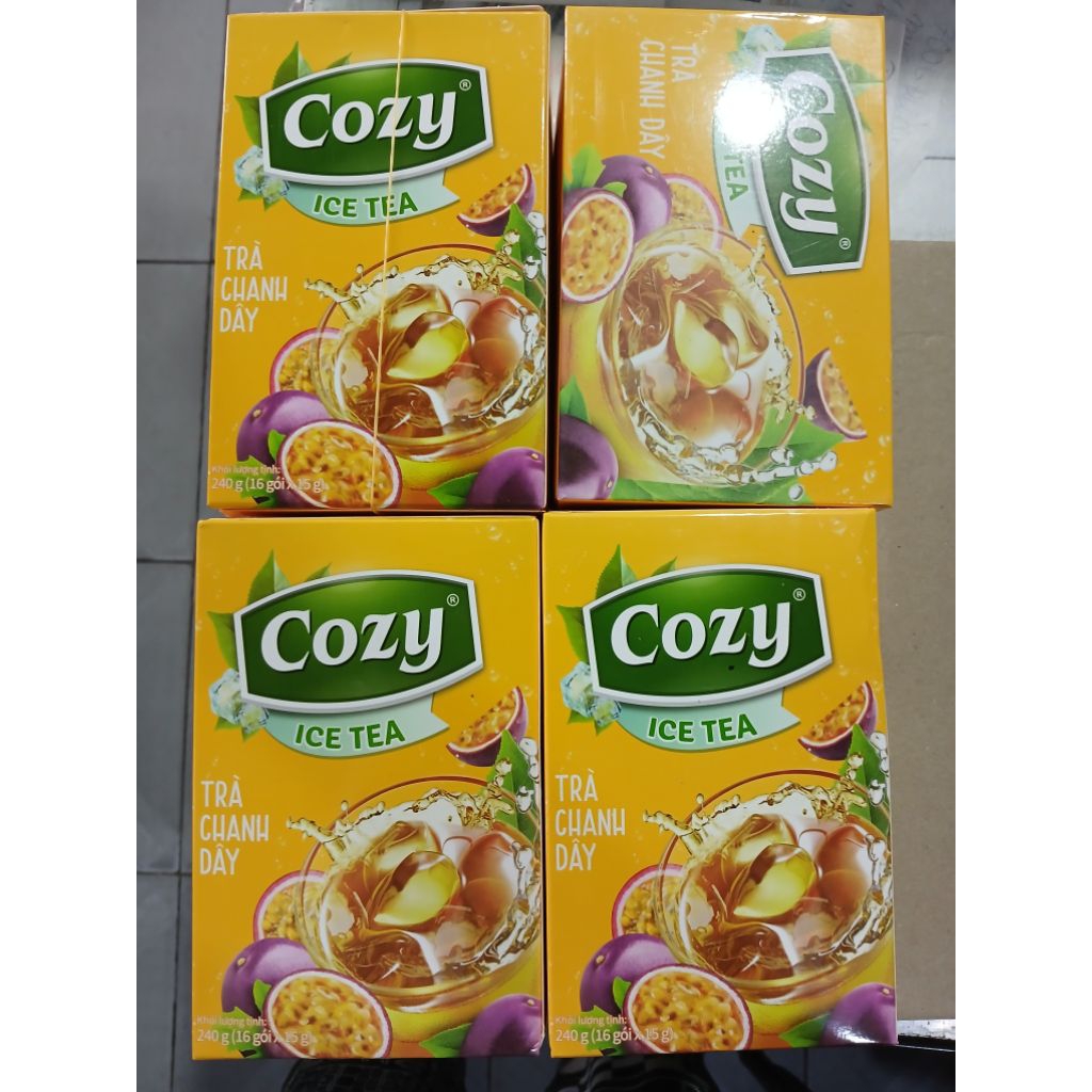 TRÀ CHANH DÂY HÒA THAN COZY, HỘP 16 GÓI