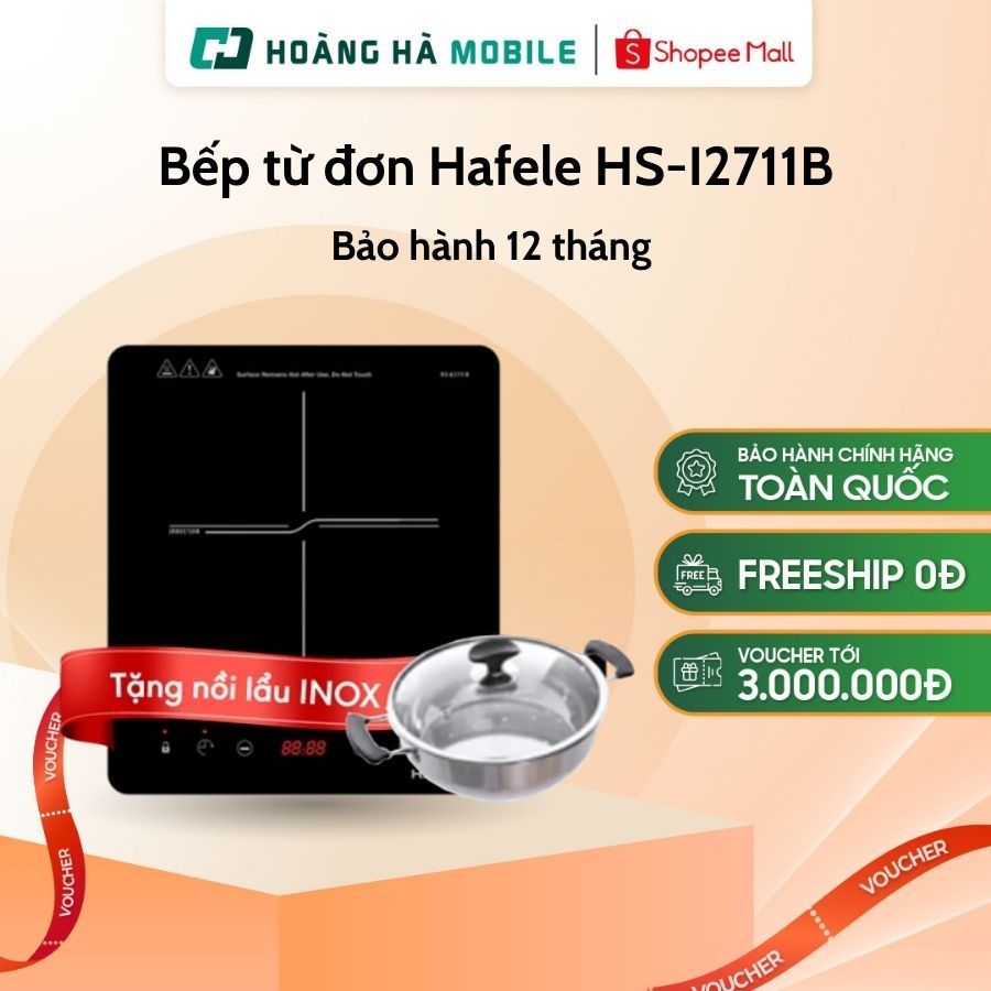 Bếp từ đơn Hafele HS-I2711B - Chính hãng