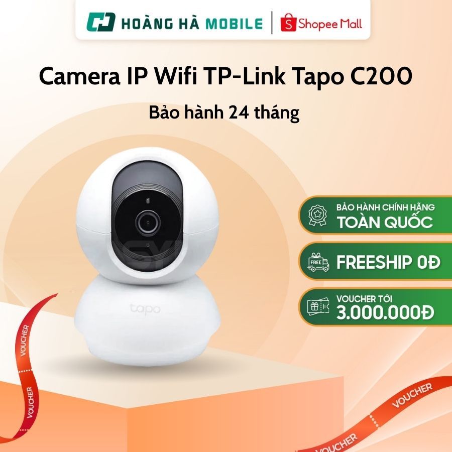 Camera IP Wifi TP-Link Tapo C200 360° 1080P - Chính hãng