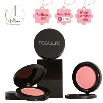 Phấn má hồng FOCALLURE trang điểm tự nhiên 11 màu tùy chọn 3.5g FA-25