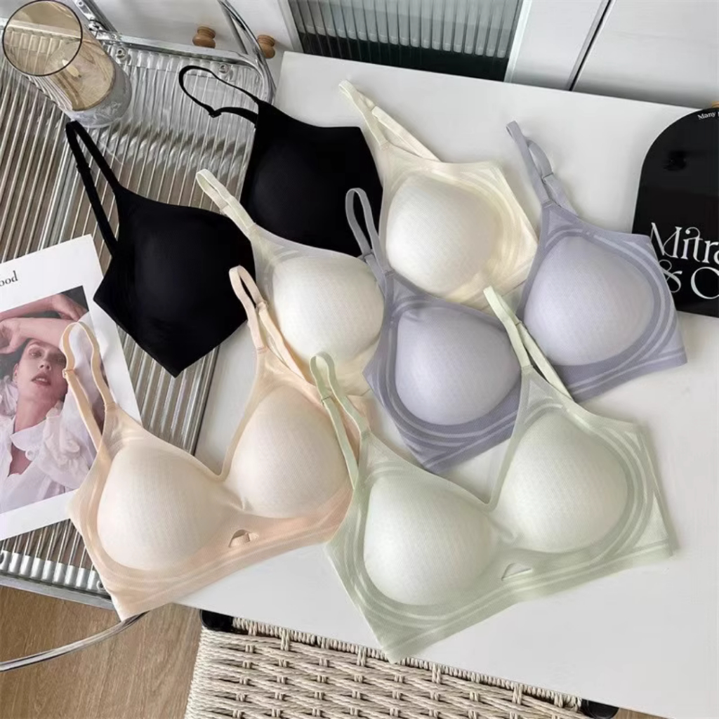 [AS500] Áo Lót Nữ Áo Bra Nữ Su Đúc Mút Dày Siêu Thoáng Khí Nâng Đẩy Không Gọng Chống Xệ Dày 3CM Hạn 