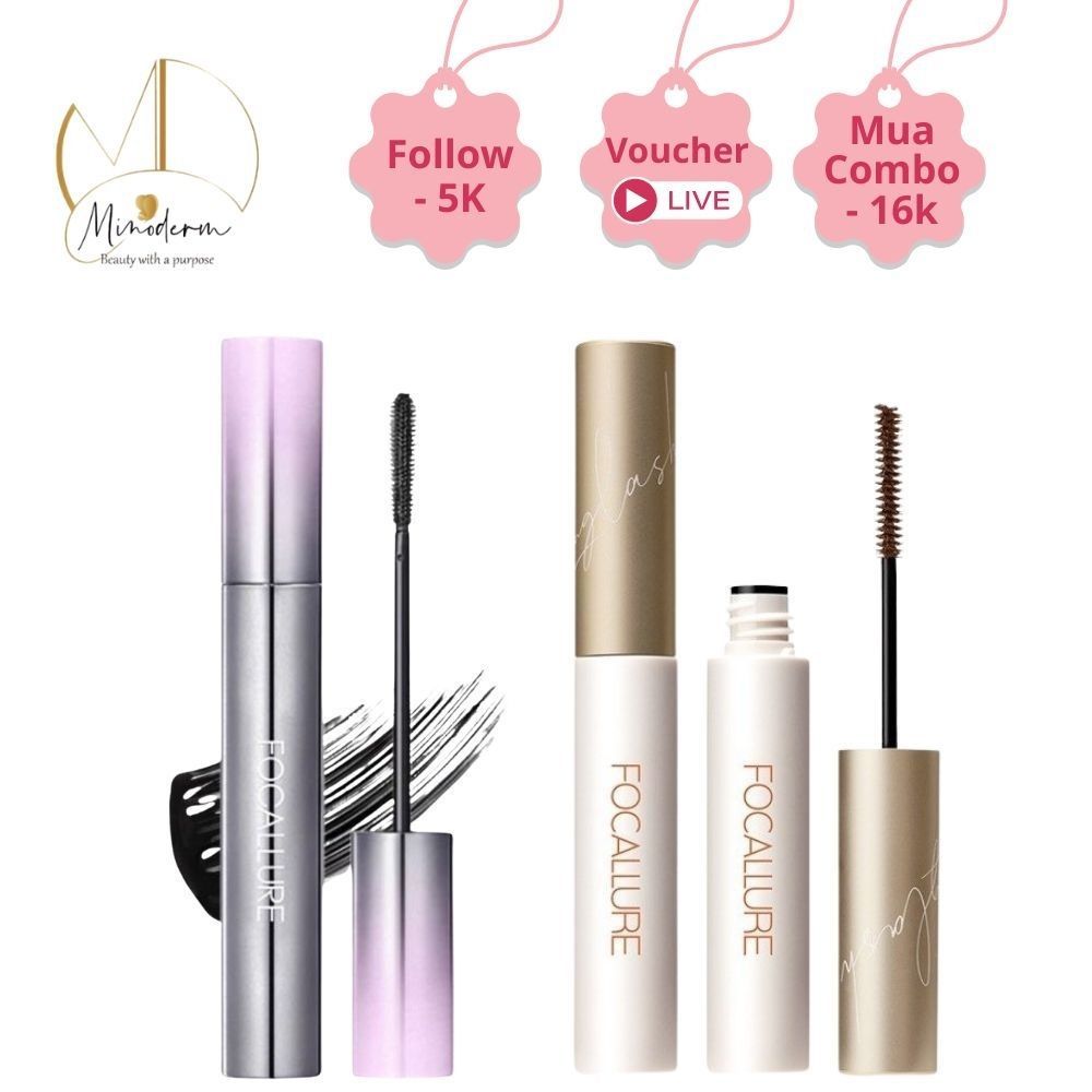 Mascara FOCALLURE giúp chuốt lông mi dài và cong 3mm 6g FA-169