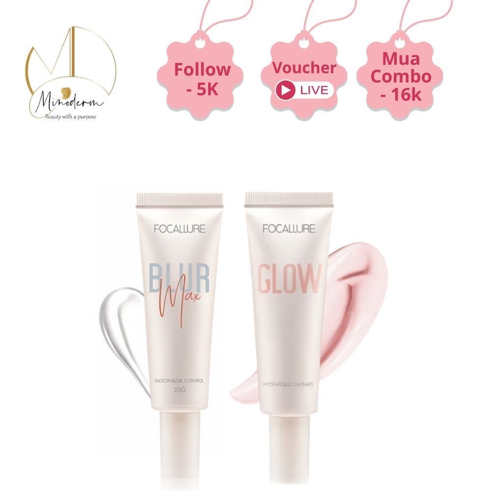 Kem Lót Trang Điểm FOCALLURE Kiềm Dầu Nâng Tông Che Lỗ Chân Lông/Làm Mềm Mịn Da 25g FA-138