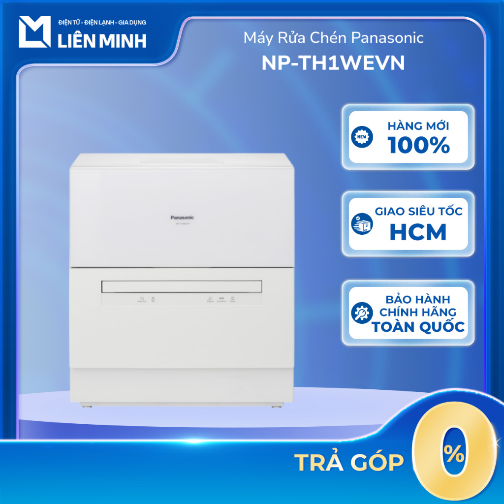 NP-TH1WEVN - Máy Rửa Chén PANASONIC NP-TH1WEVN - BẢO HÀNH CHÍNH HÃNG [Giao Toàn Quốc]