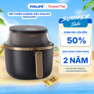 Nồi Chiên Không Dầu PHILIPS NA342/00 (2000W - 7.2L) Cửa Sổ Kính - Bảo Hành 2 Năm Chính Hãng