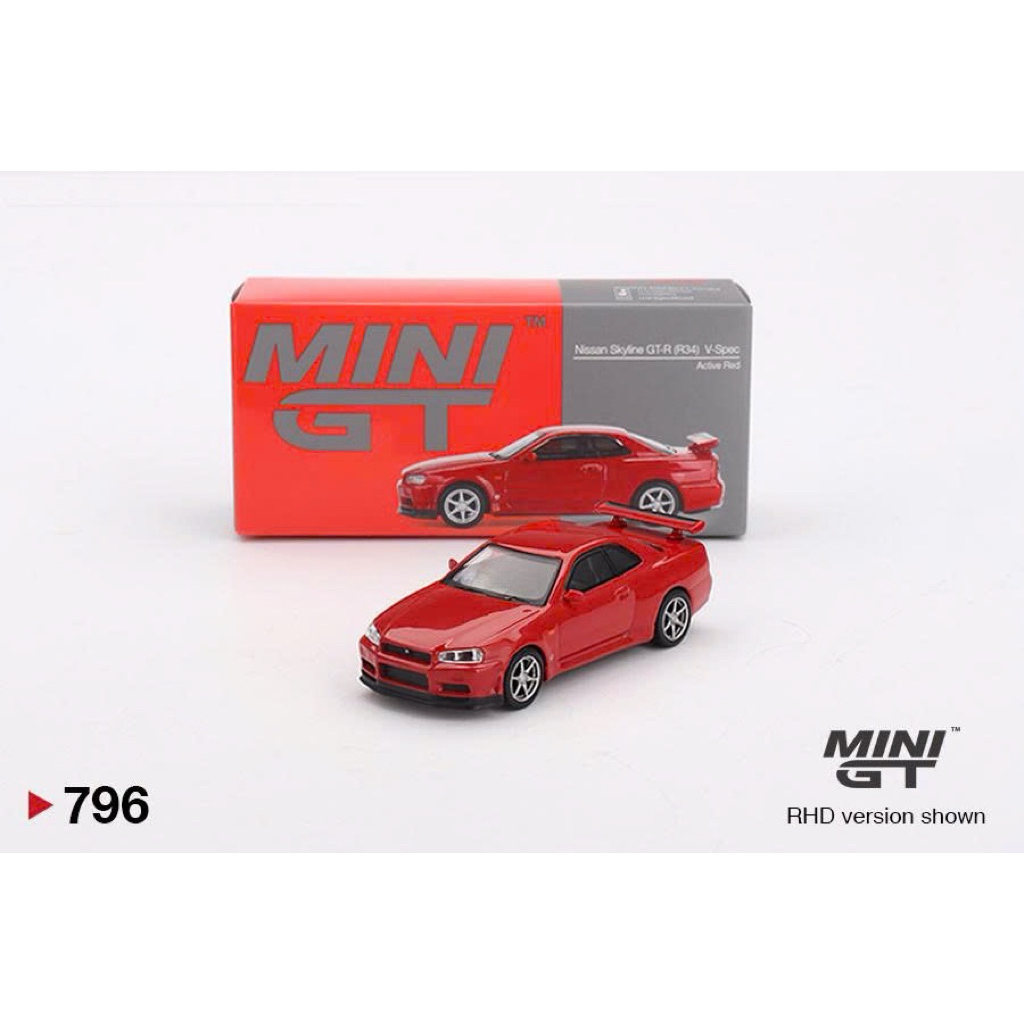 JuJutoys - Mini GT Nissan Skyline GT-R(R34)