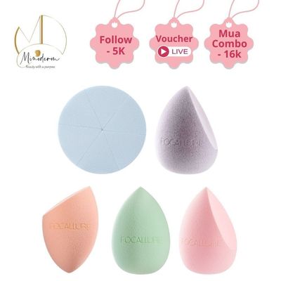 Mút Xốp Trang Điểm Tán Kem Nền FOCALLURE Mềm Mại 20g FA-136