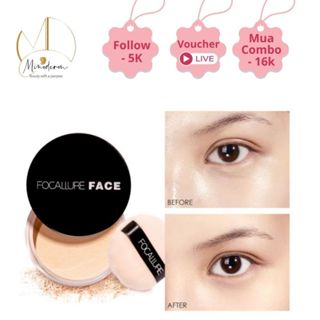 Phấn phủ FOCALLURE dạng bột kiềm dầu che phủ toàn diện 7g FA-15