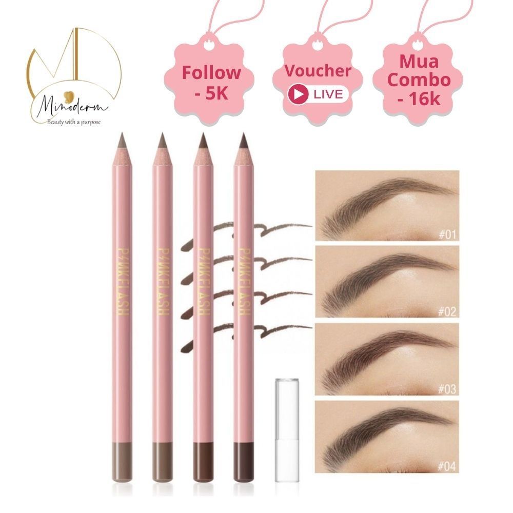 Chì kẻ mày Pinkflash OhMyEmoji mềm bền không thấm nước 10g E02