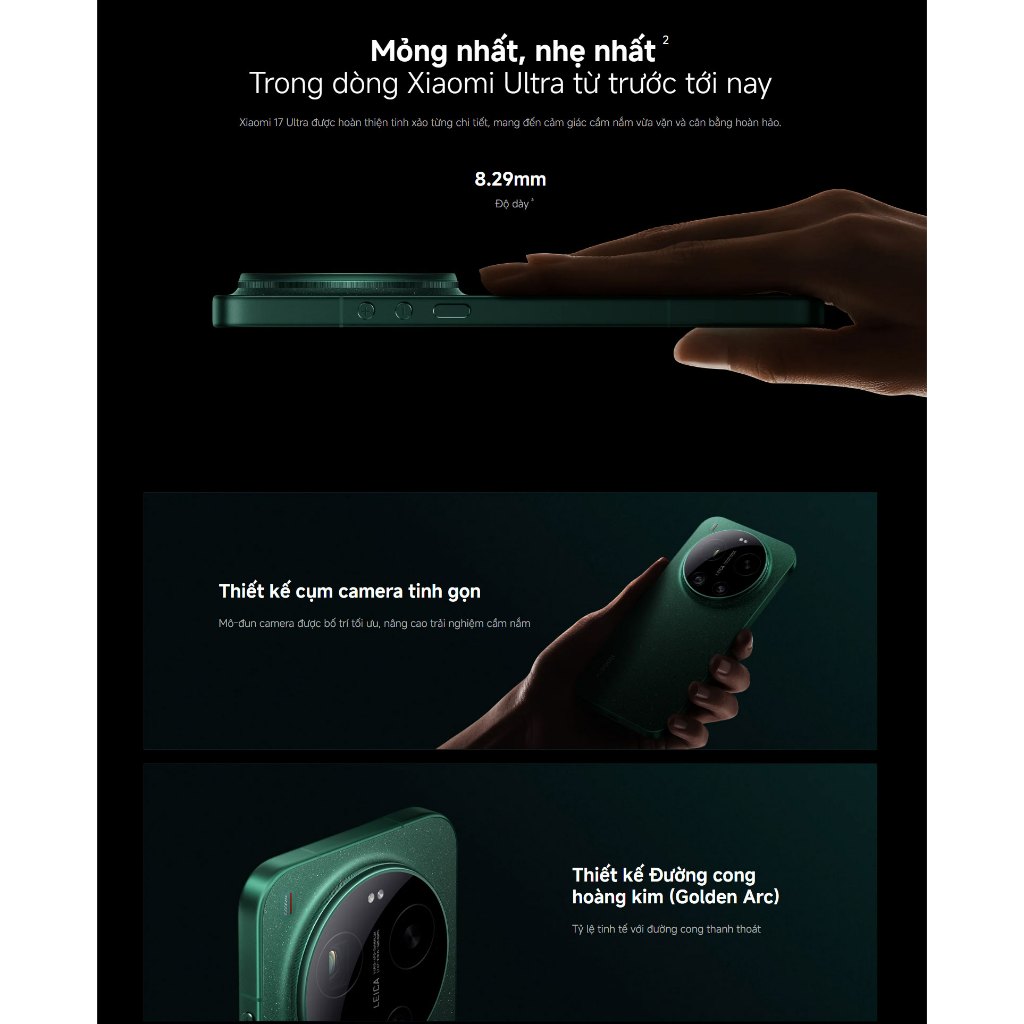 Điện Thoại Xiaomi 17 Ultra 16GB 512GB Chính Hãng | BigBuy360 - bigbuy360.vn
