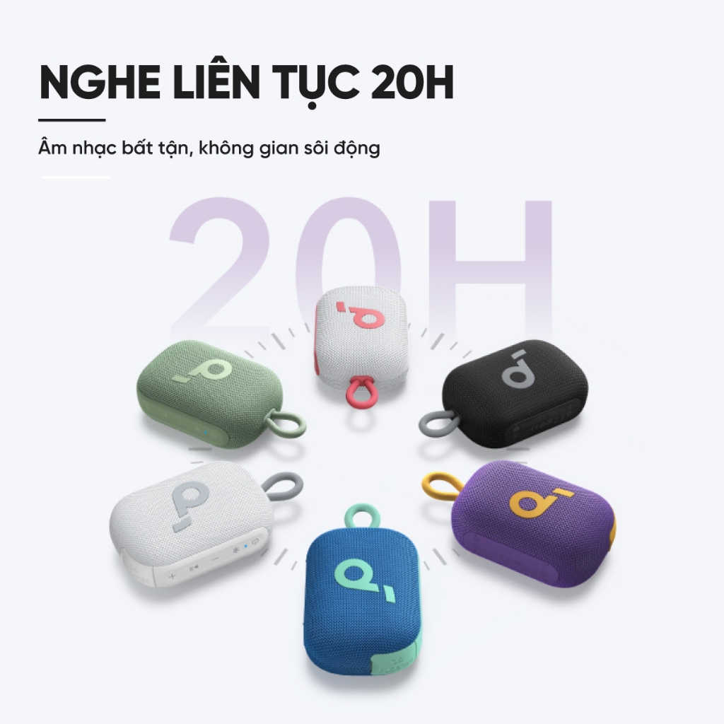 Loa bluetooth soundcore Select 4 Go | Pin 20 giờ | Kháng bụi, nước IP67 | BigBuy360 - bigbuy360.vn