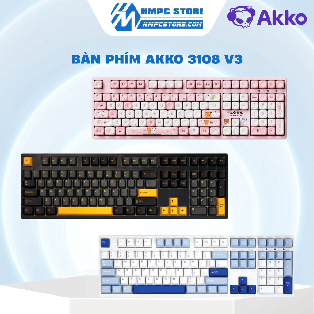 Bàn phím AKKO 3108 V3 | Bảo hành 12 tháng