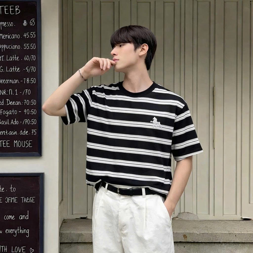 Áo thun cotton ngắn tay nam nữ chất liệu vải cotton cổ tròn | BigBuy360 - bigbuy360.vn