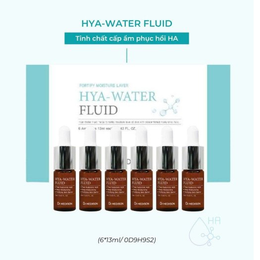 Tinh chất Hya – Water Fluid Dr Hedison 6 Ampoules 13ml Each HHSPA