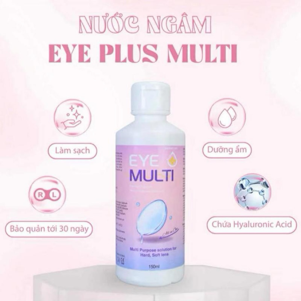 Nước ngâm kính áp tròng cấp ẩm EYE PLUS MULTI