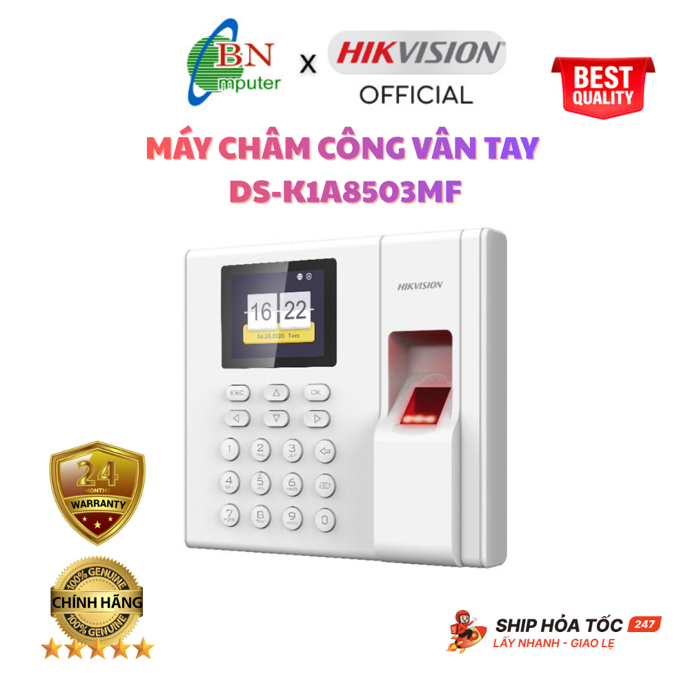 Máy châm công vân tay HIKVISION DS-K1A8503MF
