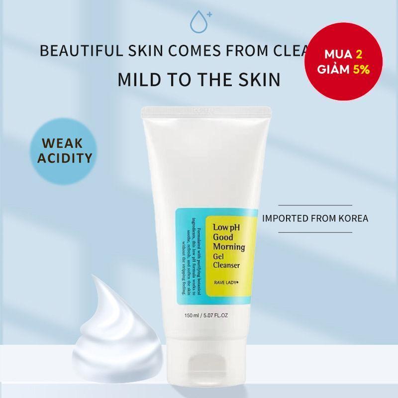 Sữa rửa mặt dạng gel 150ml có độ pH thấp với chiết xuất trà xanh và 0.5% Betaine Salicylate & dầu tràm trà