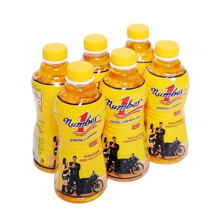 Thùng 24 chai nước tăng lực Number 1/Number One 330ml
