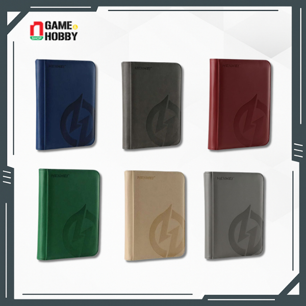 ALBUM BINDER ĐỰNG BÀI TCG POKEMON ONE PIECE 4 NGĂN HENWEI