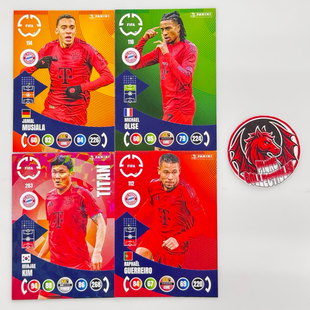 [CLUB] Thẻ cầu thủ Fc Bayer Munich Panini FIFA Club WC 2024/25 (Tặng thẻ ngẫu nhiên + sleeves)
