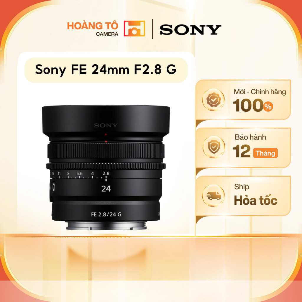 Ống kính Sony FE 24mm F2.8 G | Mới chính hãng
