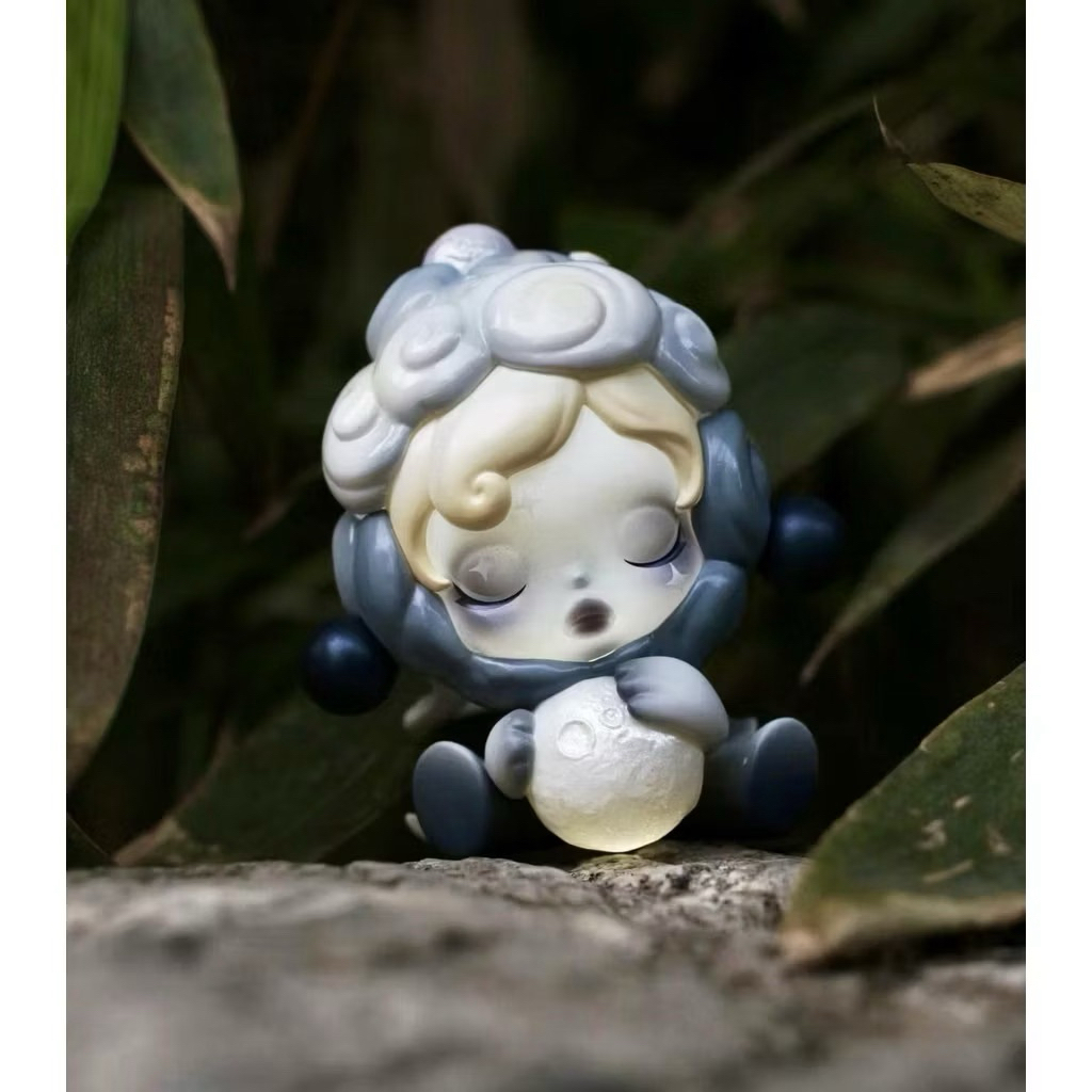 [Sẵn Newseal-Checkcard] Skullpanda THE MOON trong series The Ink Plum Blossom (hình chụp thật ở cuối