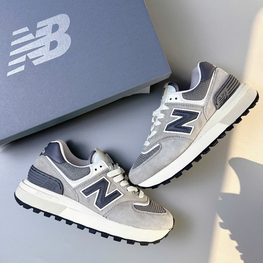 [Hàng Chính Hãng] Giày Thể Thao NB574 Legacy V2 Xám Xanh Navy Siêu Đẹp Siêu Nhẹ Dành Cho Cả Nam Và N