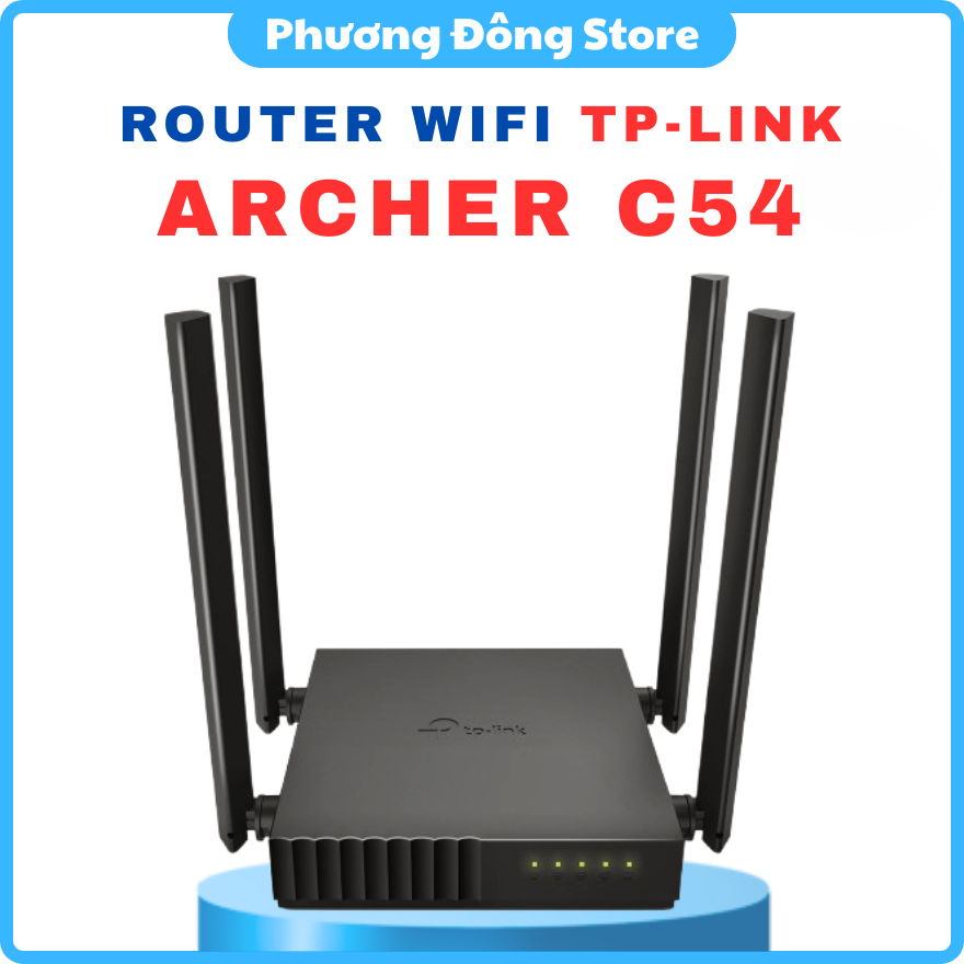 ROUTER WIFI TP-LINK ARCHER C64/ARCHER C50/ARCHER C54 - Băng tần Kép, Phủ sóng tốt, Truy cập lên đến 