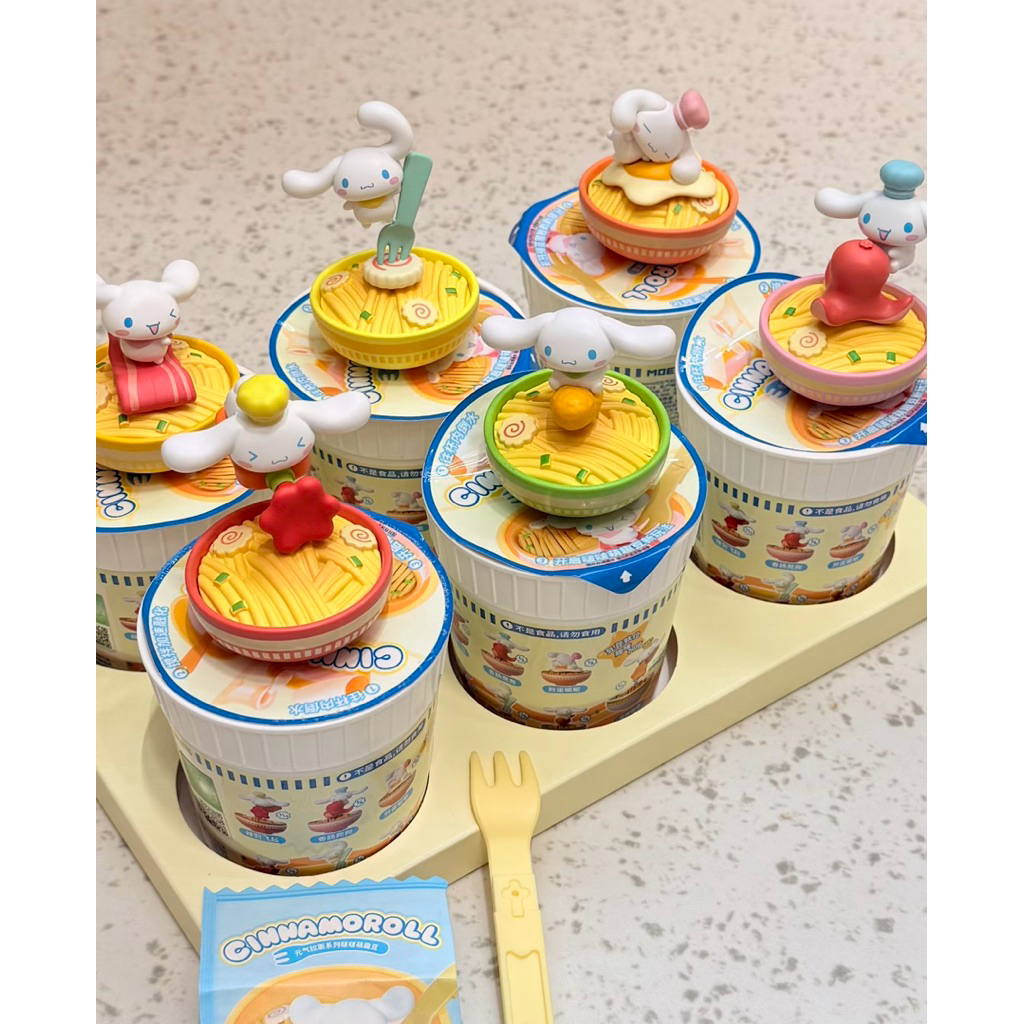 Blindbox Cinnamoroll Ramen - Mô hình trưng bày dễ thương làm quà tặng