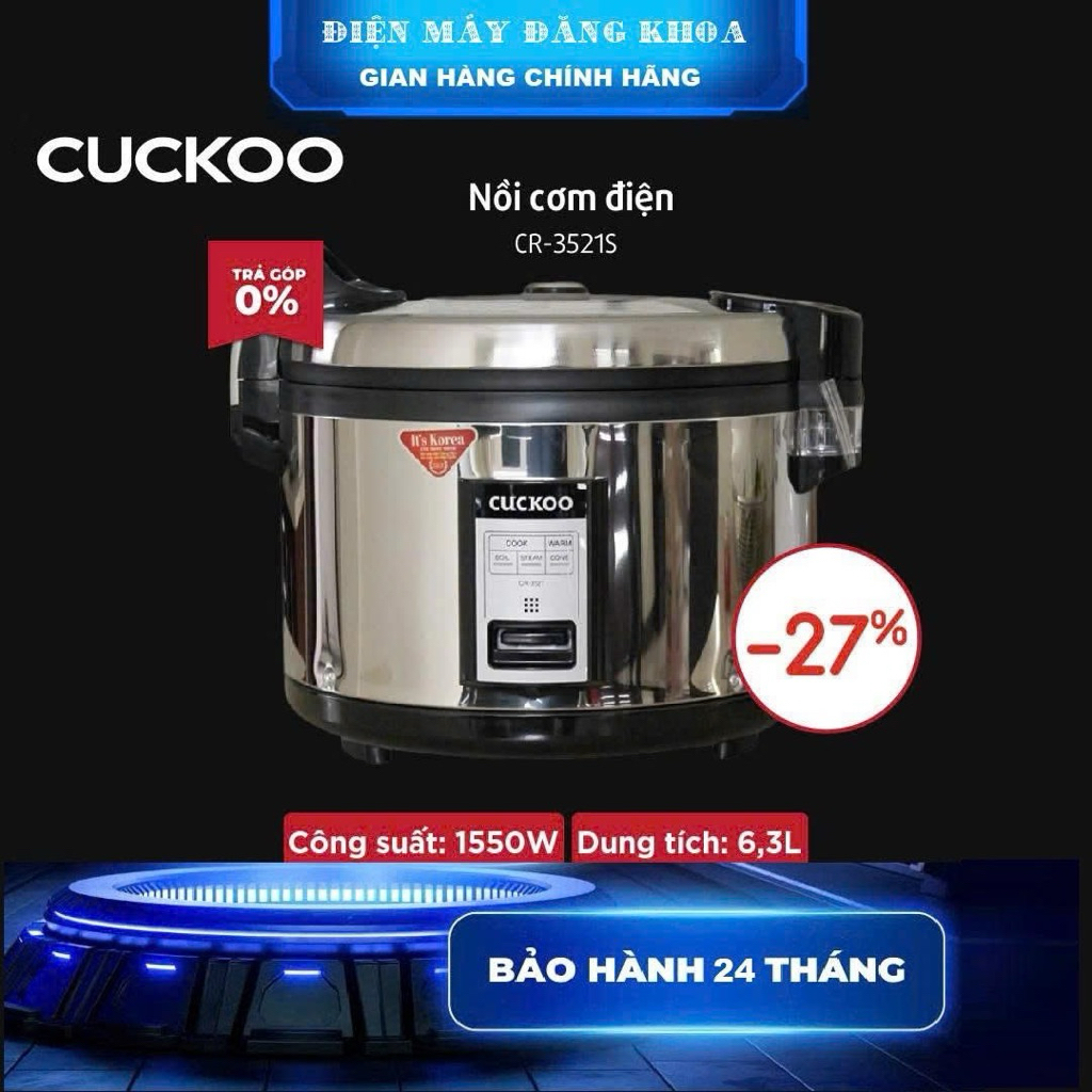 Nồi cơm cuckoo 6.3lít CR-3521