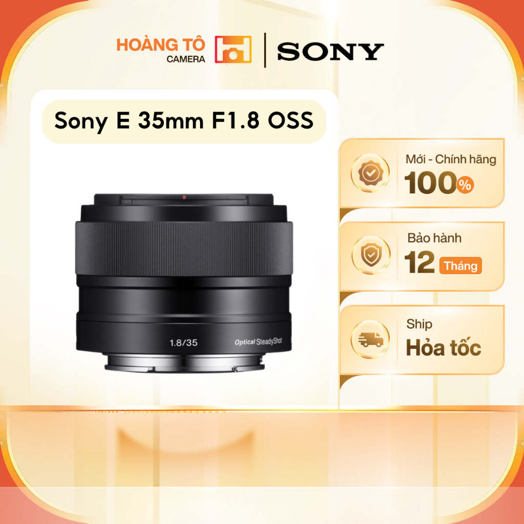 Ống kính Sony E 35mm F1.8 OSS | Mới chính hãng