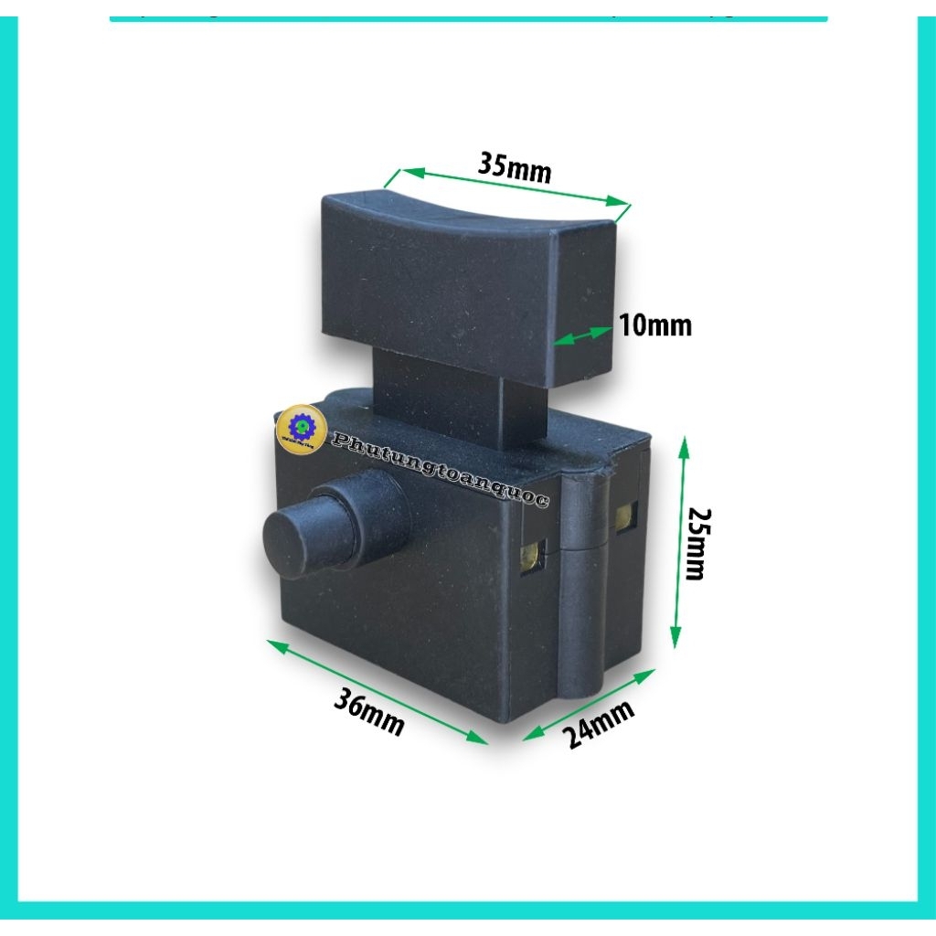 Công Tắc Cắt Sắt 355mm (Nút Lớn) Dùng Chung Nhiều Hãng Máy Total, ACZ, Amaxtools