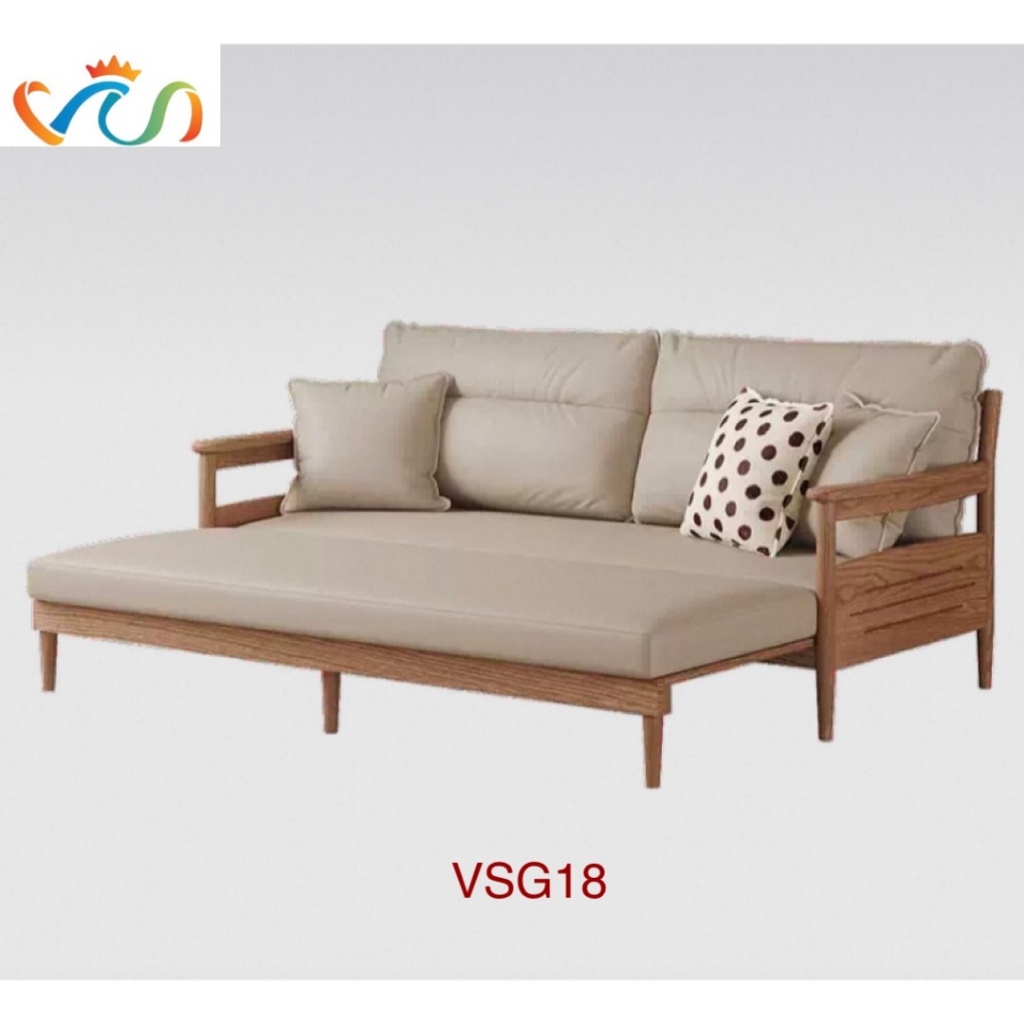 Ghế Sofa Bed, Sofa Giường Gỗ VUADECOR VSG18