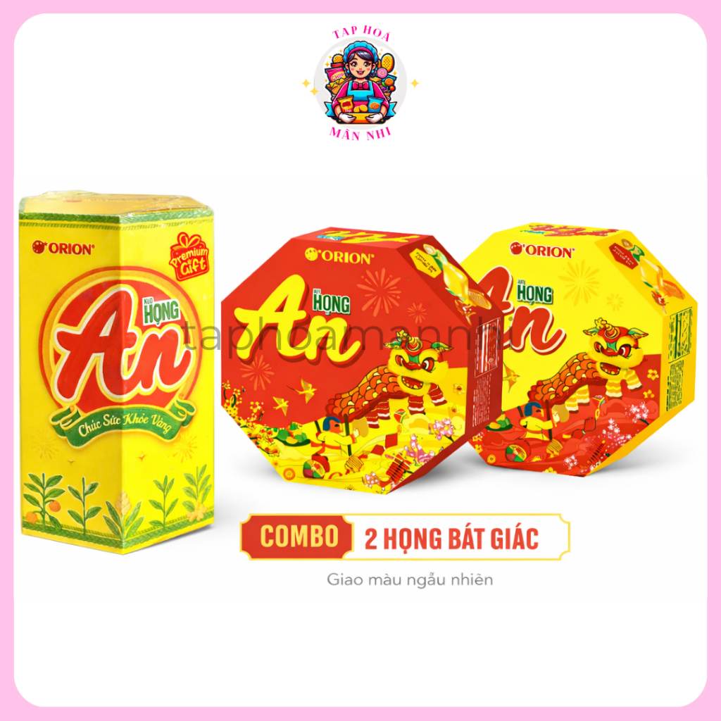 Kẹo Họng An Orion Vị Hỗn Hợp Tết (Hộp Tết 98g)