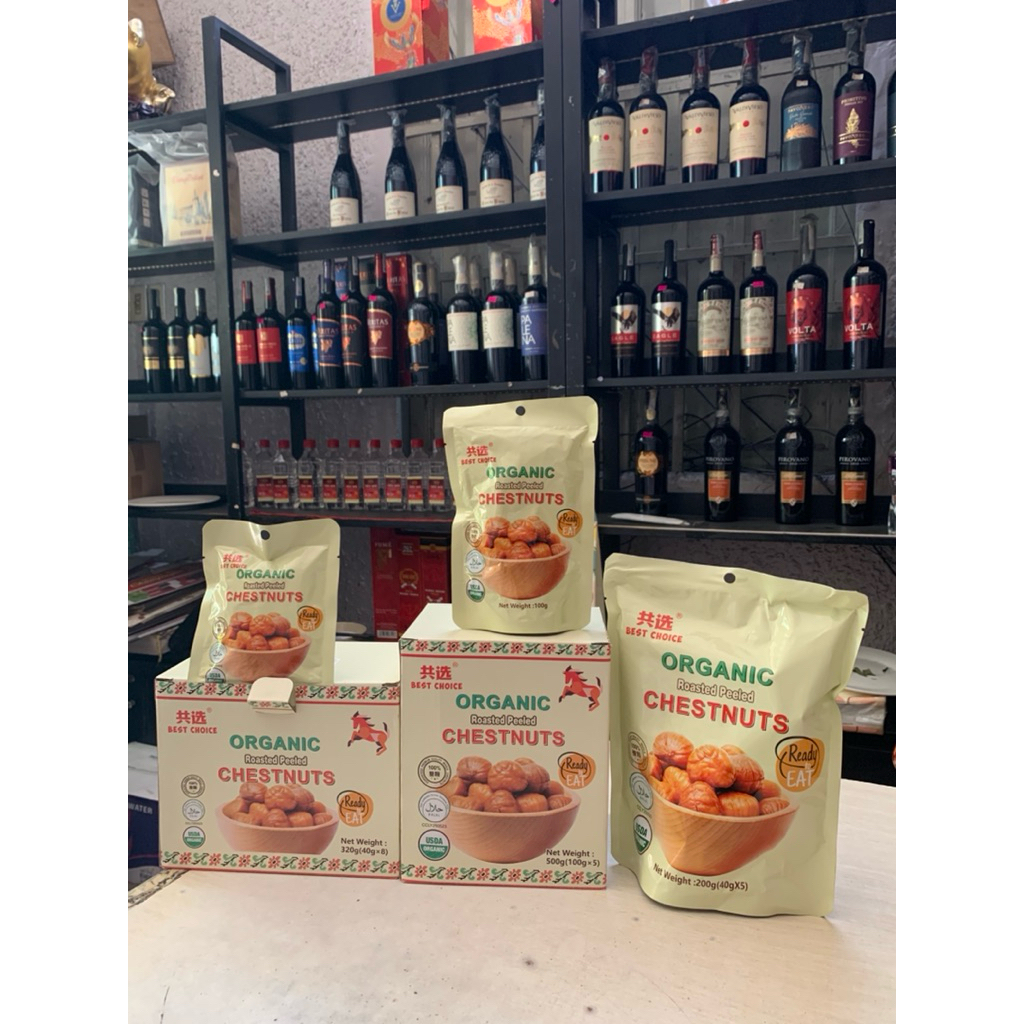 Hạt Dẻ Hữu Cơ Rang Đã Bóc Vỏ BEST CHOICE