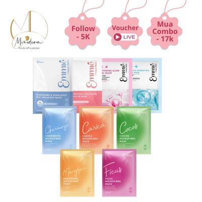 Mặt nạ sinh học phục hồi da Emmié B5 Complex ngậm đến 95% dưỡng chất có trong từng gói mask 23g
