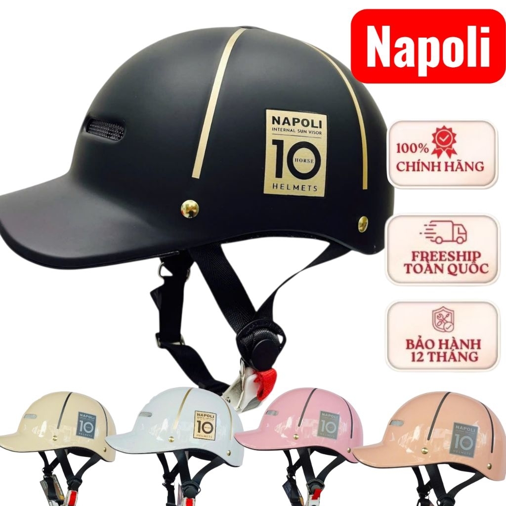 nón bảo hiểm kết múi napoli,an toàn chăc chắn