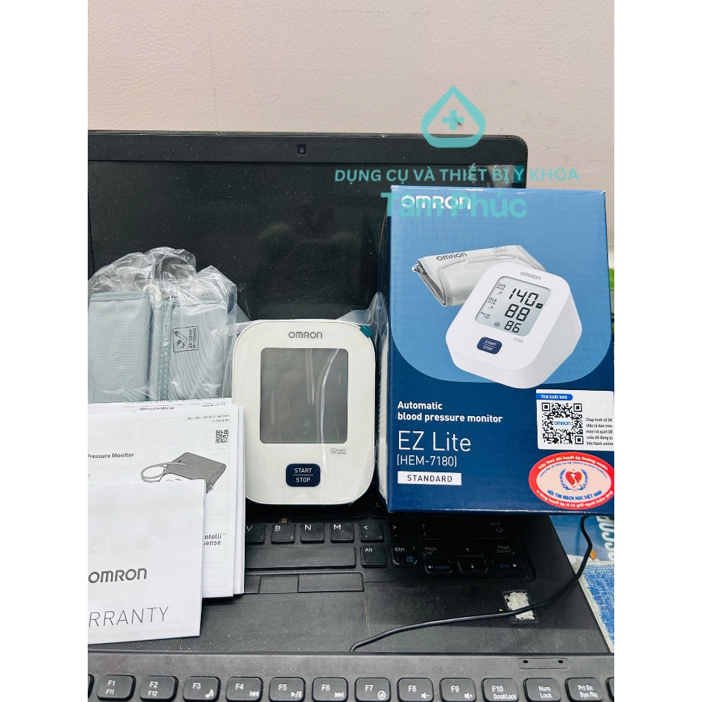 (Dòng mới 2026) Máy Đo Huyết Áp OMRON EZ Lite HEM-7180 (Cải tiến từ mã 8712) BH chính hãng 5 năm