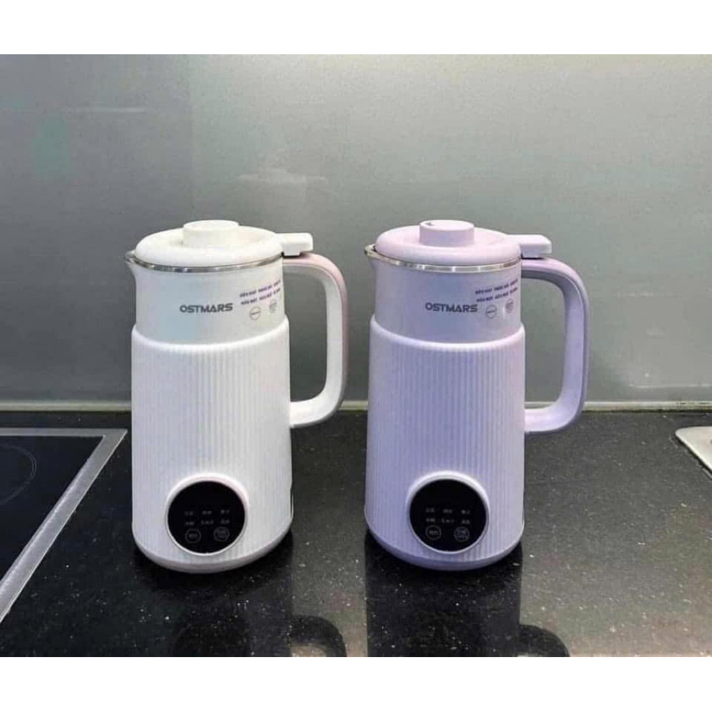 Máy Làm Sữa Hạt Tự Động OSTMARS – Máy Xay Nấu Đa Năng Mini, Làm Sữa Hạt, Nấu Cháo, Xay Sinh Tố ~600m