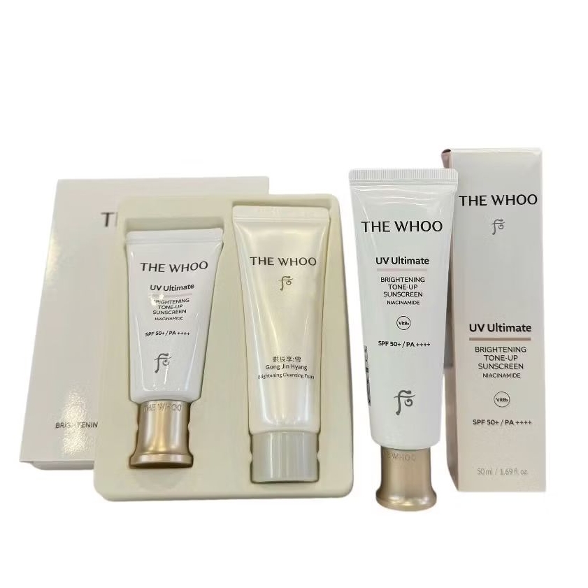 Set kem chống nắng nâng tone Whoo trắng (tem LG)
