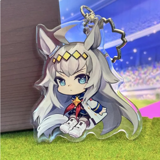 Oguri Cap Umamusume | ~3.5in Acrylic Charm