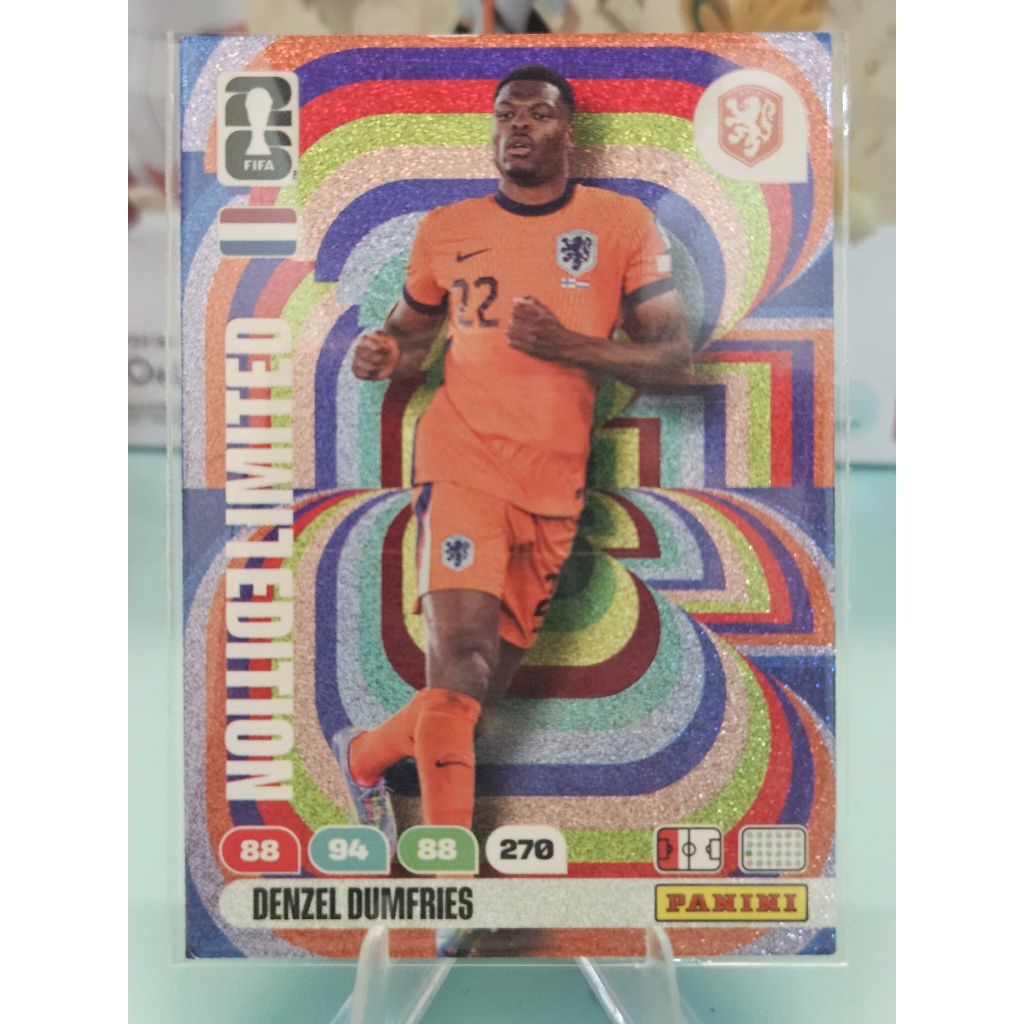 Thẻ LIMITED EDITION Denzel Dumfries Panini World Cup 2026 (Hà Lan) (Netherlands)
