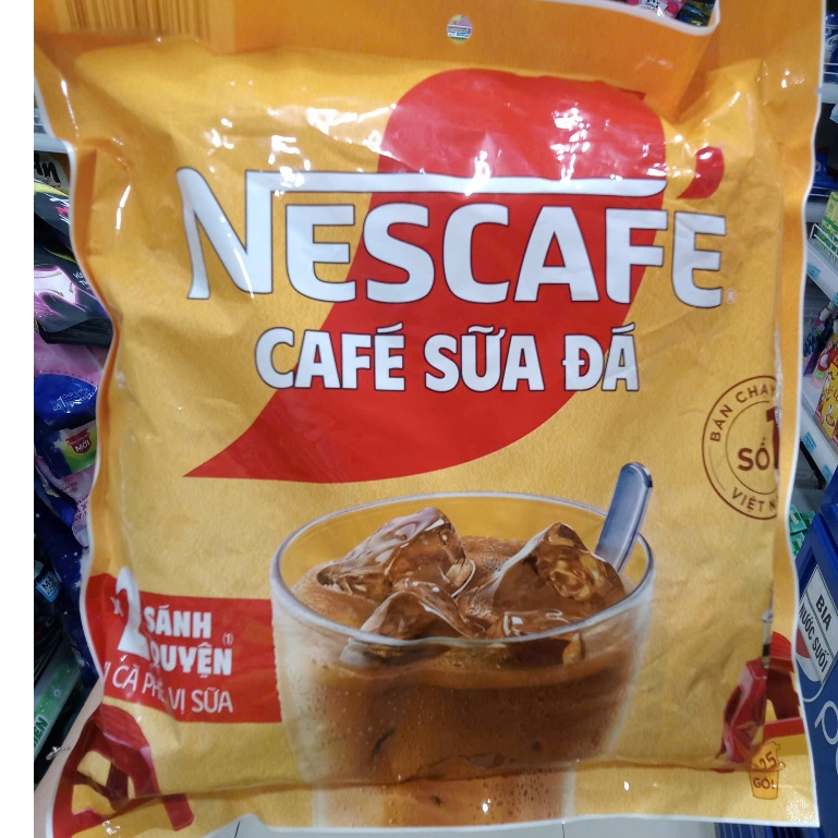 Nescafe cafe sữa đá 600g (25 gói x 24g)