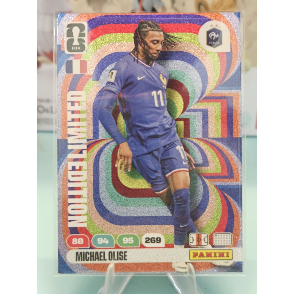 Thẻ LIMITED EDITION Michael Olise Panini World Cup 2026 (Pháp) (France)
