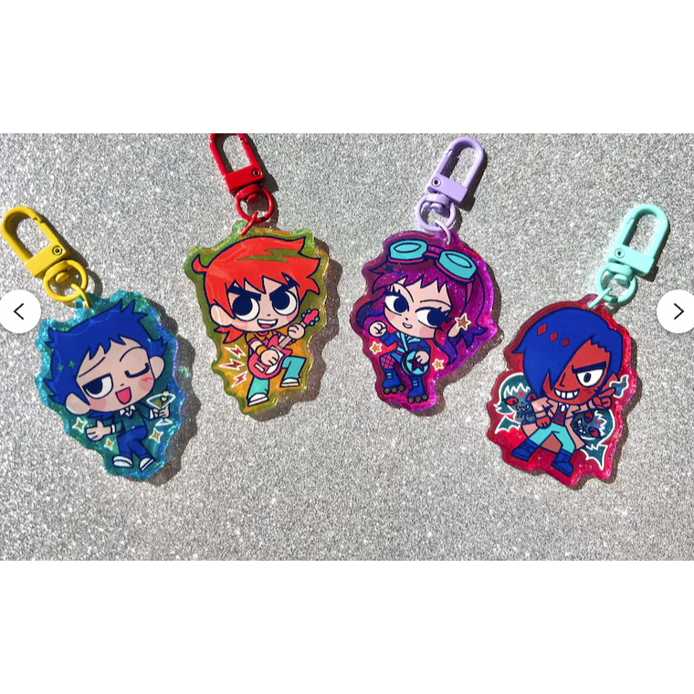Scott Pilgrim Rainbow Epoxy Charms Celchuno