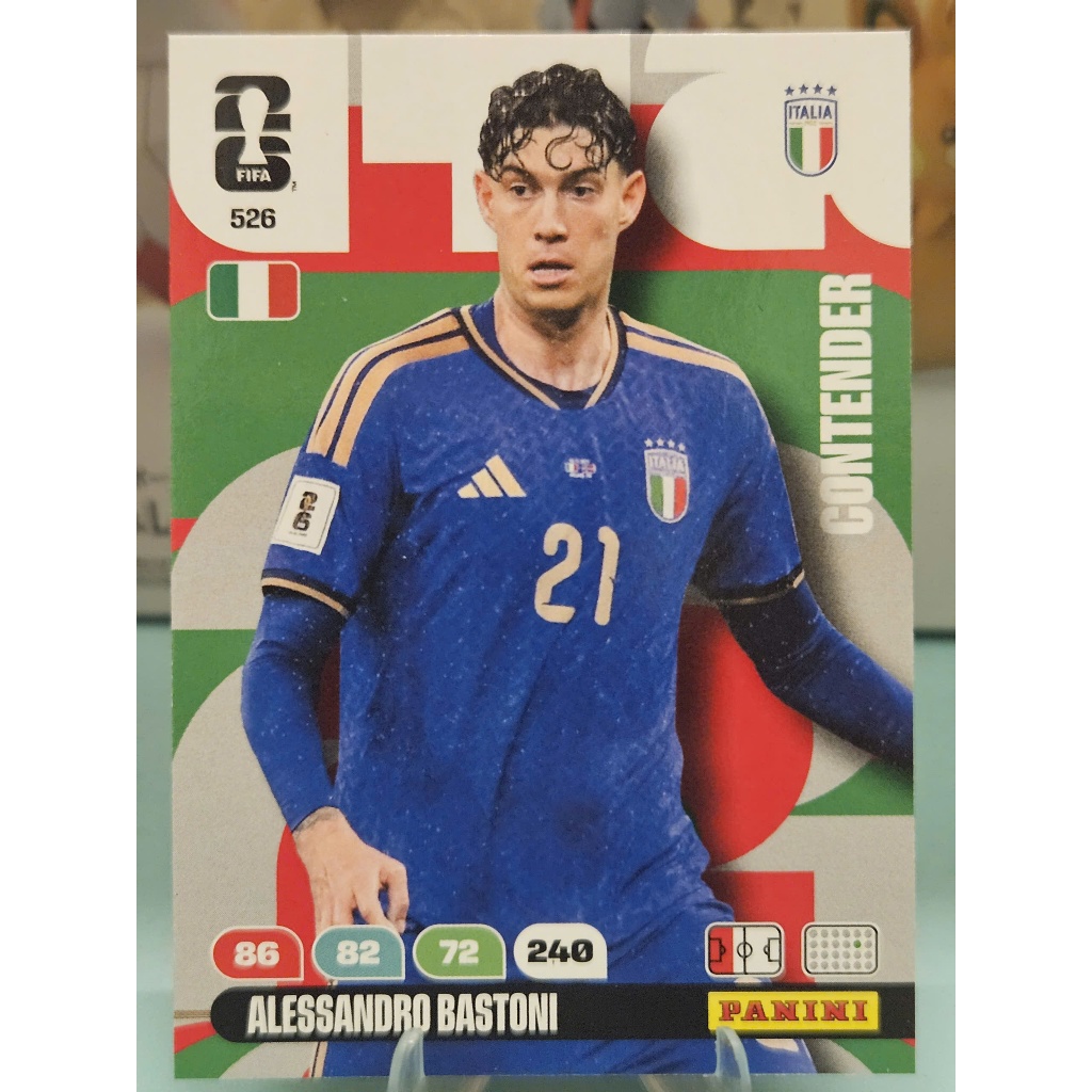 Thẻ Alessandro Bastoni Panini World Cup 2026 (Ý) (Italia)