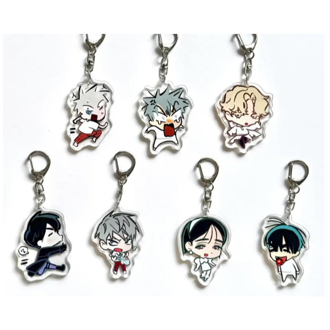 Alien Stage Acrylic Keychain, Alien Stage Double Side Acrylic Keychain, Ivan, Luka, Sua, Hyuna, Till