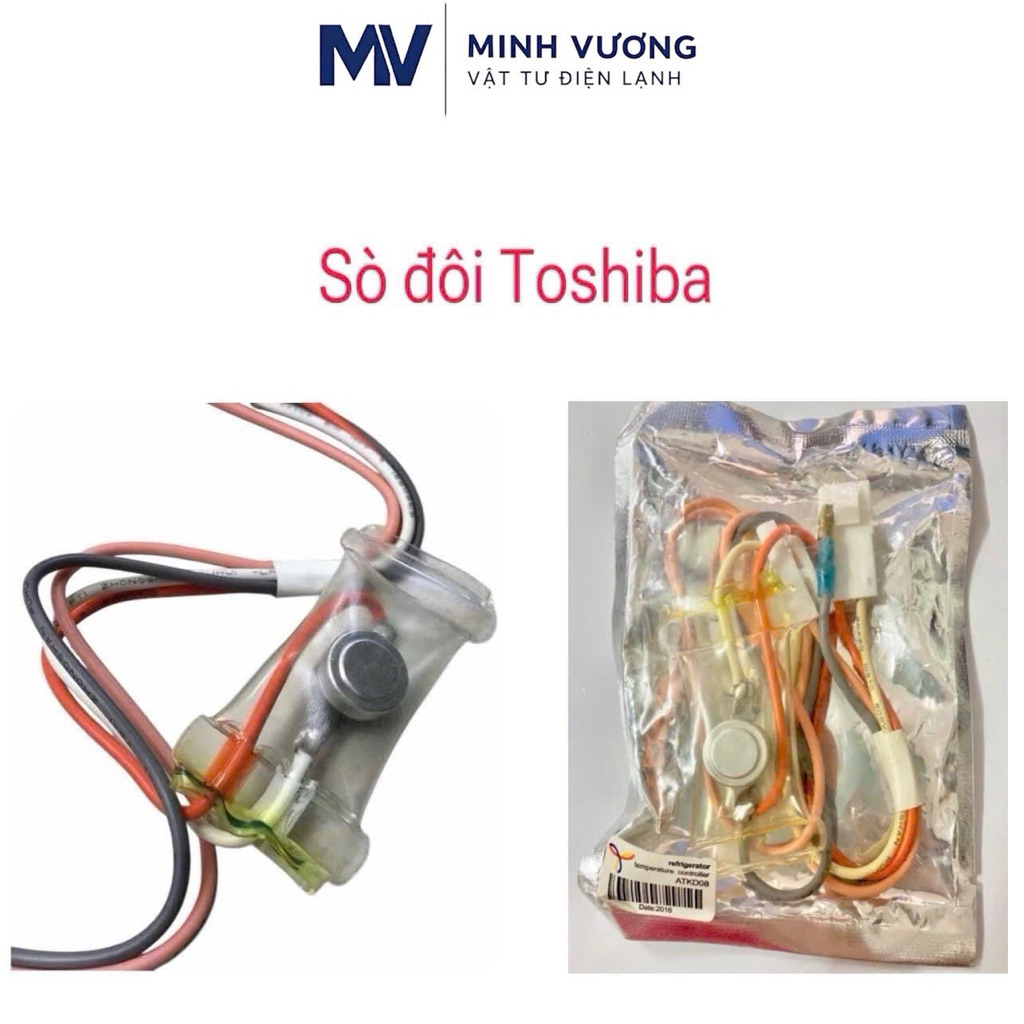 Sò đôi tủ lạnh Toshiba - sò lạnh kèm sò nóng Toshiba